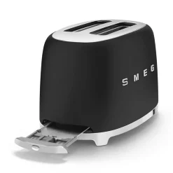 Smeg - Broodroosters | Mat Zwart | Jaren 50 | Toaster 2x2