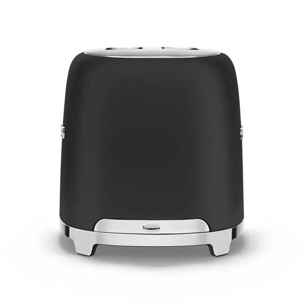 Smeg - Broodroosters | Mat Zwart | Jaren 50 | Toaster 2x2