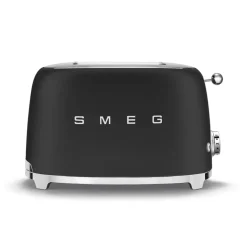 Smeg - Broodroosters | Mat Zwart | Jaren 50 | Toaster 2x2