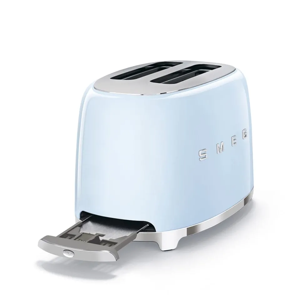 Smeg - Broodroosters | Pastelblauw | Jaren 50 | Toaster 2x2