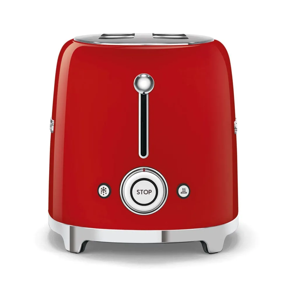 Smeg - Broodroosters | Rood | Jaren 50 | Toaster 2x2