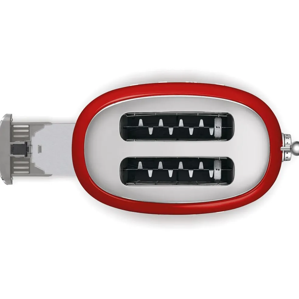 Smeg - Broodroosters | Rood | Jaren 50 | Toaster 2x2