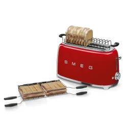 Smeg - Broodroosters | Rood | Jaren 50 | Toaster 2x4
