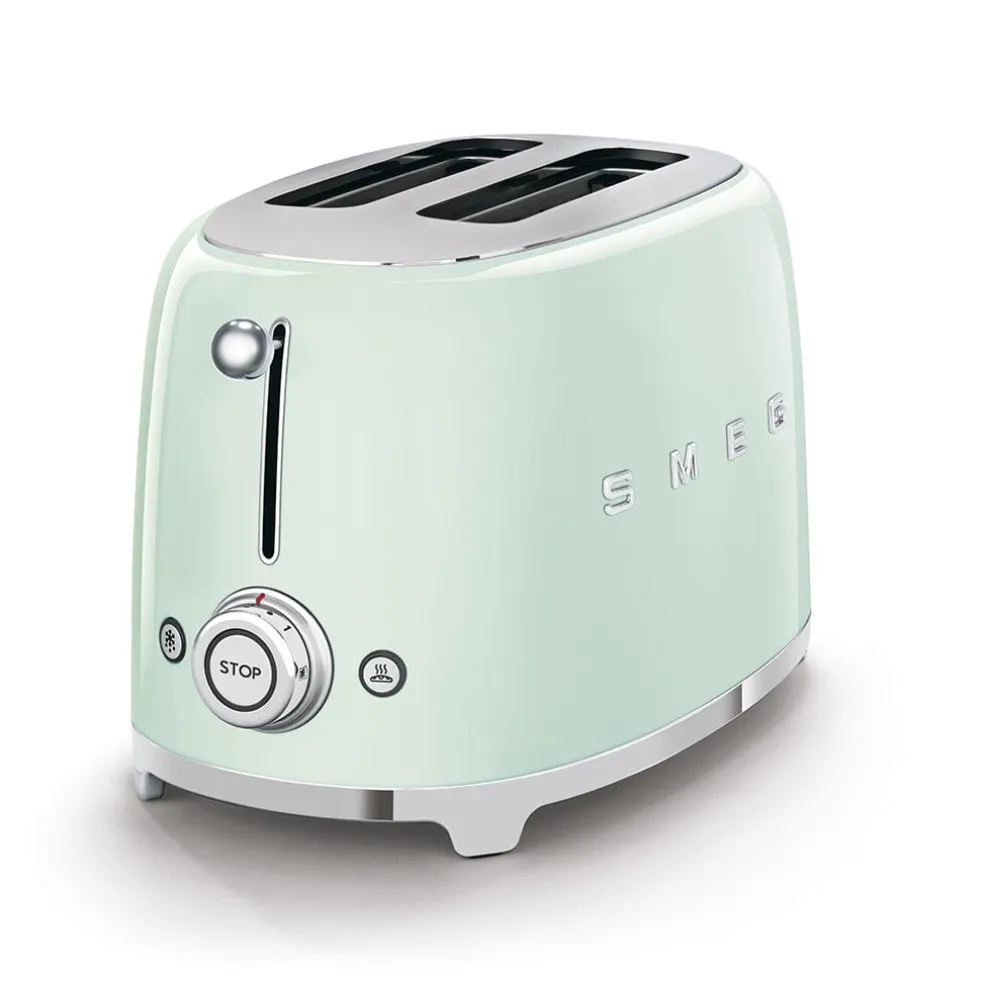 Smeg - Broodroosters | Watergroen | Jaren 50 | Toaster 2x2