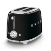 Smeg - Broodroosters | Zwart | Jaren 50 | Toaster 2x2