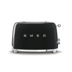 Smeg - Broodroosters | Zwart | Jaren 50 | Toaster 2x2