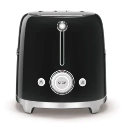 Smeg - Broodroosters | Zwart | Jaren 50 | Toaster 2x4