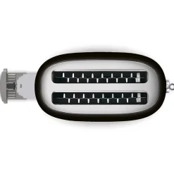 Smeg - Broodroosters | Zwart | Jaren 50 | Toaster 2x4
