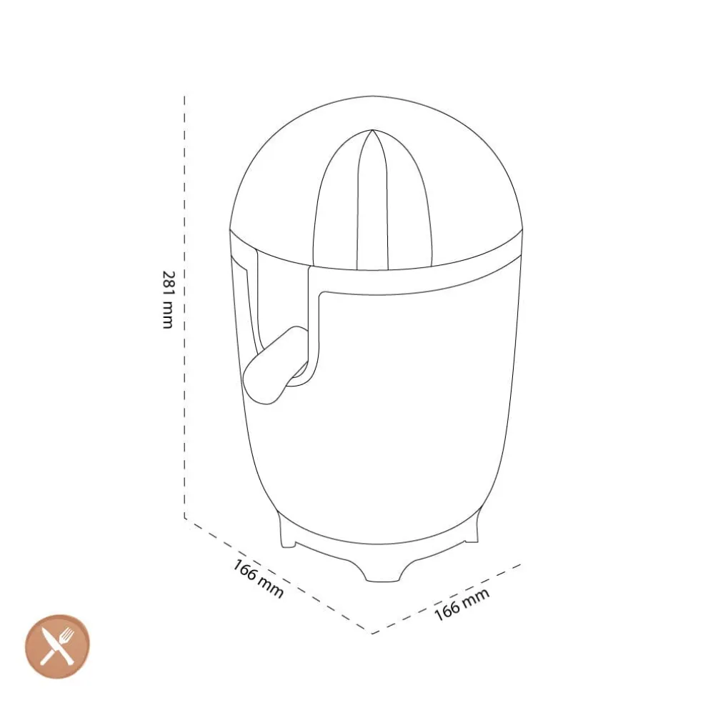 Smeg - Citruspers | Wit | Jaren 50 | Citrus Juicer
