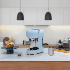 Smeg - Espressomachine | Rood | Jaren 50 | Handmatige espressomachine