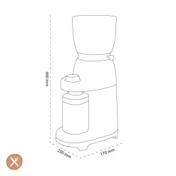 Smeg - Koffiemaler | Crème | Jaren 50 | Koffiemolen