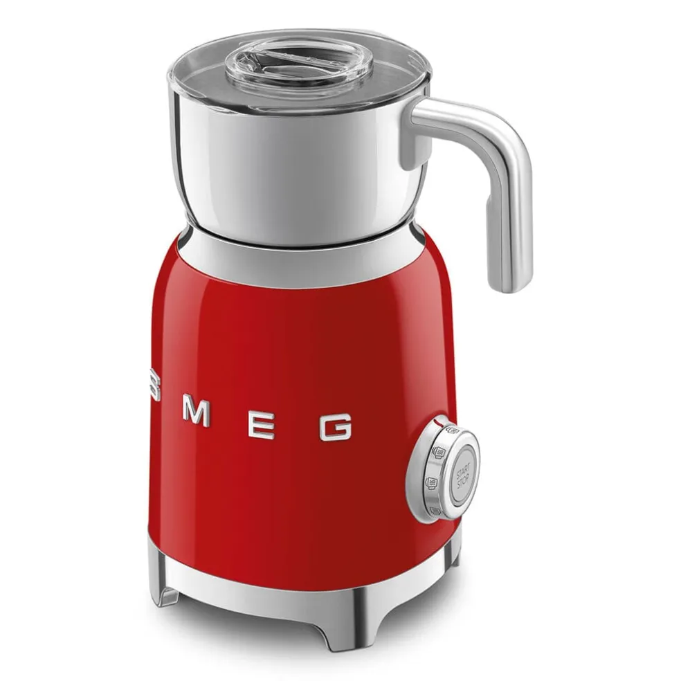 Smeg - Melkopschuimer | Rood | Jaren 50 | Inductie melkopschuimer