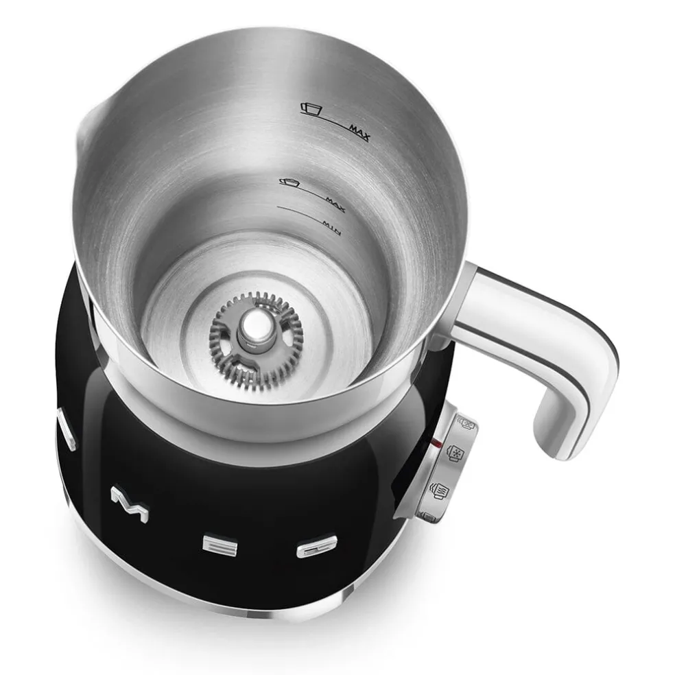 Smeg - Melkopschuimer | Zwart | Jaren 50 | Inductie melkopschuimer