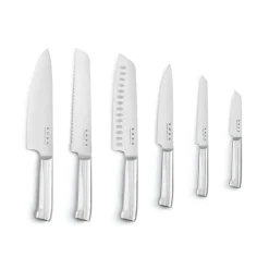 SMEG - Messenblok met 6 messen Creme