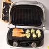 Smeg - Multifunctionele Grill | Zwart | Jaren 50 | Contactgrill