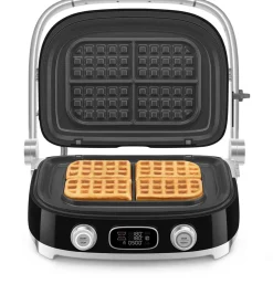 Smeg - Multifunctionele Grill | Zwart | Jaren 50 | Contactgrill