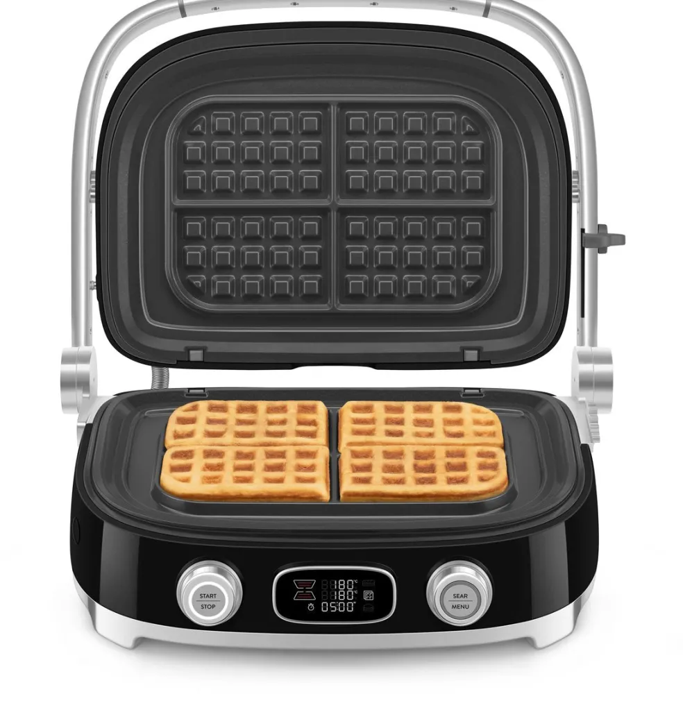 Smeg - Multifunctionele Grill | Zwart | Jaren 50 | Contactgrill