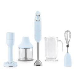 Smeg - Staafmixer | Pastelblauw | Jaren 50 | Staafmixer met accessoires +