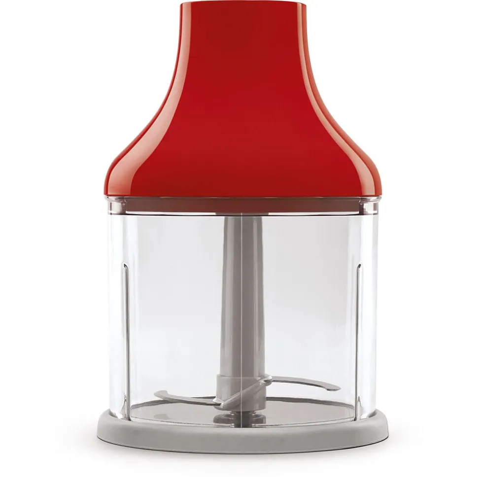 Smeg - Staafmixer | Rood | Jaren 50 | Staafmixer met accessoires +