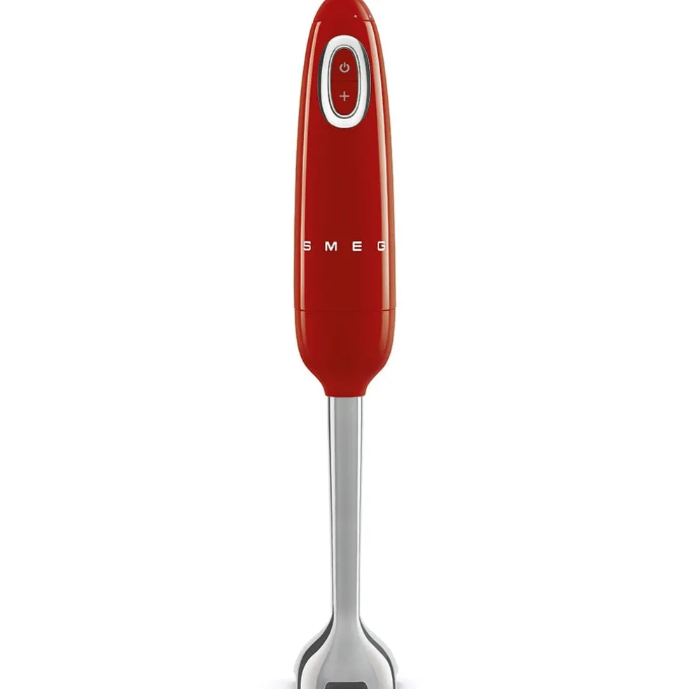 Smeg - Staafmixer | Rood | Jaren 50 | Staafmixer met accessoires +