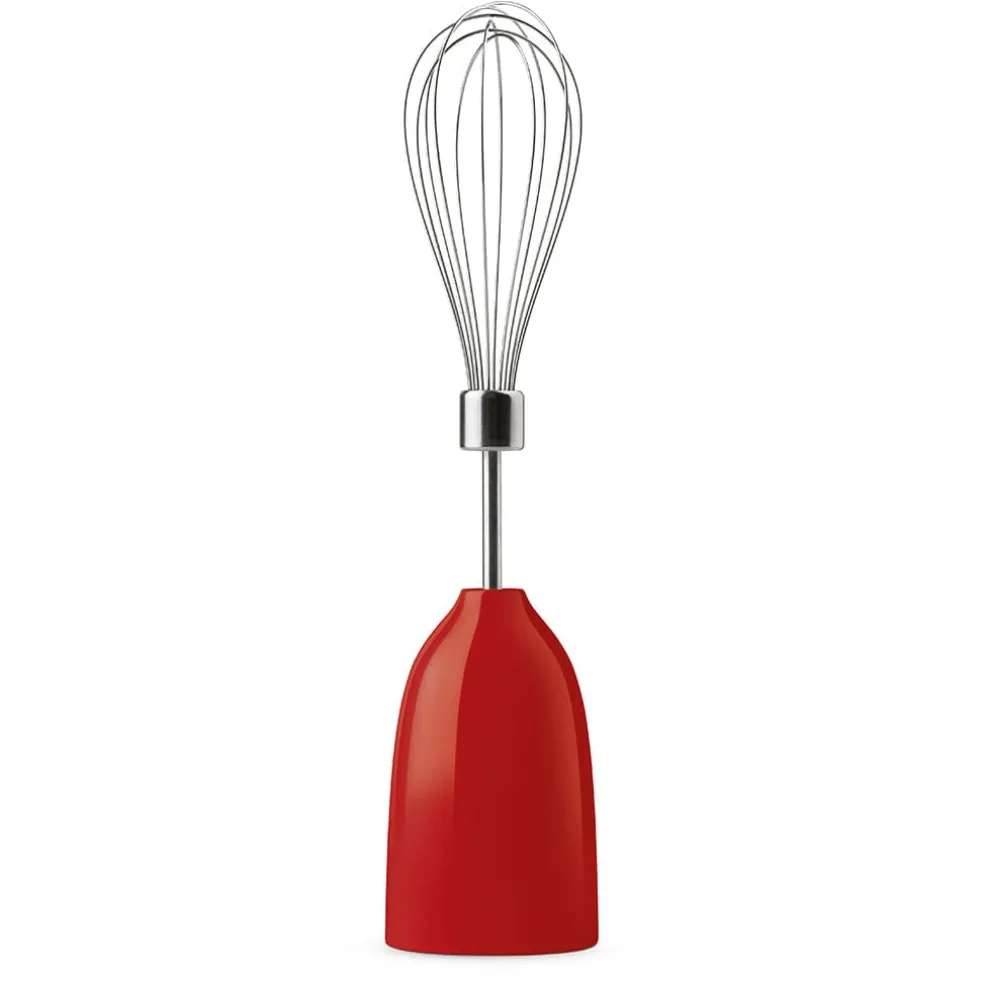 Smeg - Staafmixer | Rood | Jaren 50 | Staafmixer met accessoires +