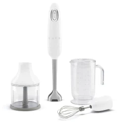 Smeg - Staafmixer | Wit | Jaren 50 | Staafmixer met accessoires