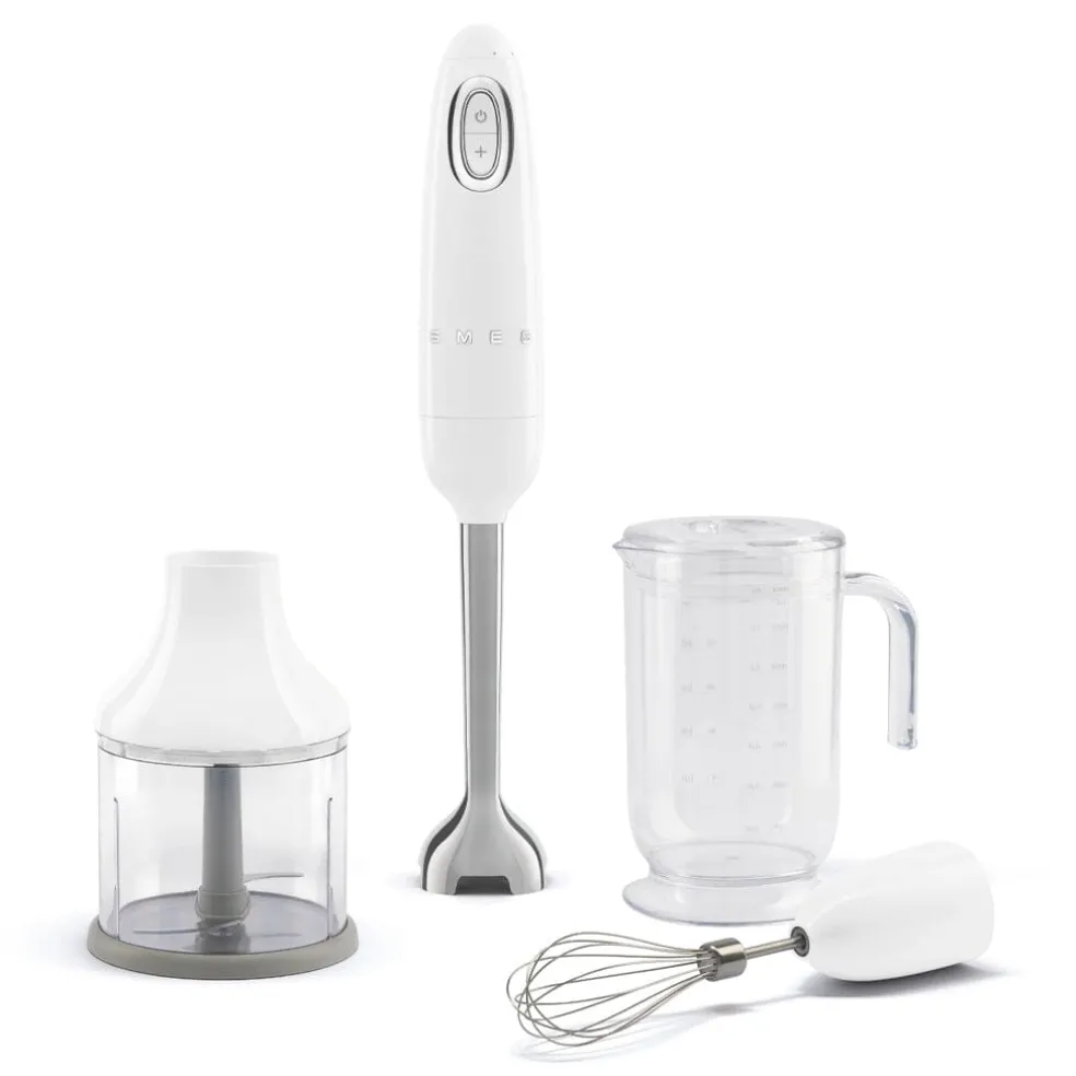 Smeg - Staafmixer | Wit | Jaren 50 | Staafmixer met accessoires