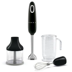 Smeg - Staafmixer | Zwart | Jaren 50 | Staafmixer met accessoires