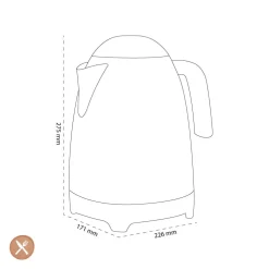 Smeg - Waterkoker | Zwart | Jaren 50 | Variabele waterkokers