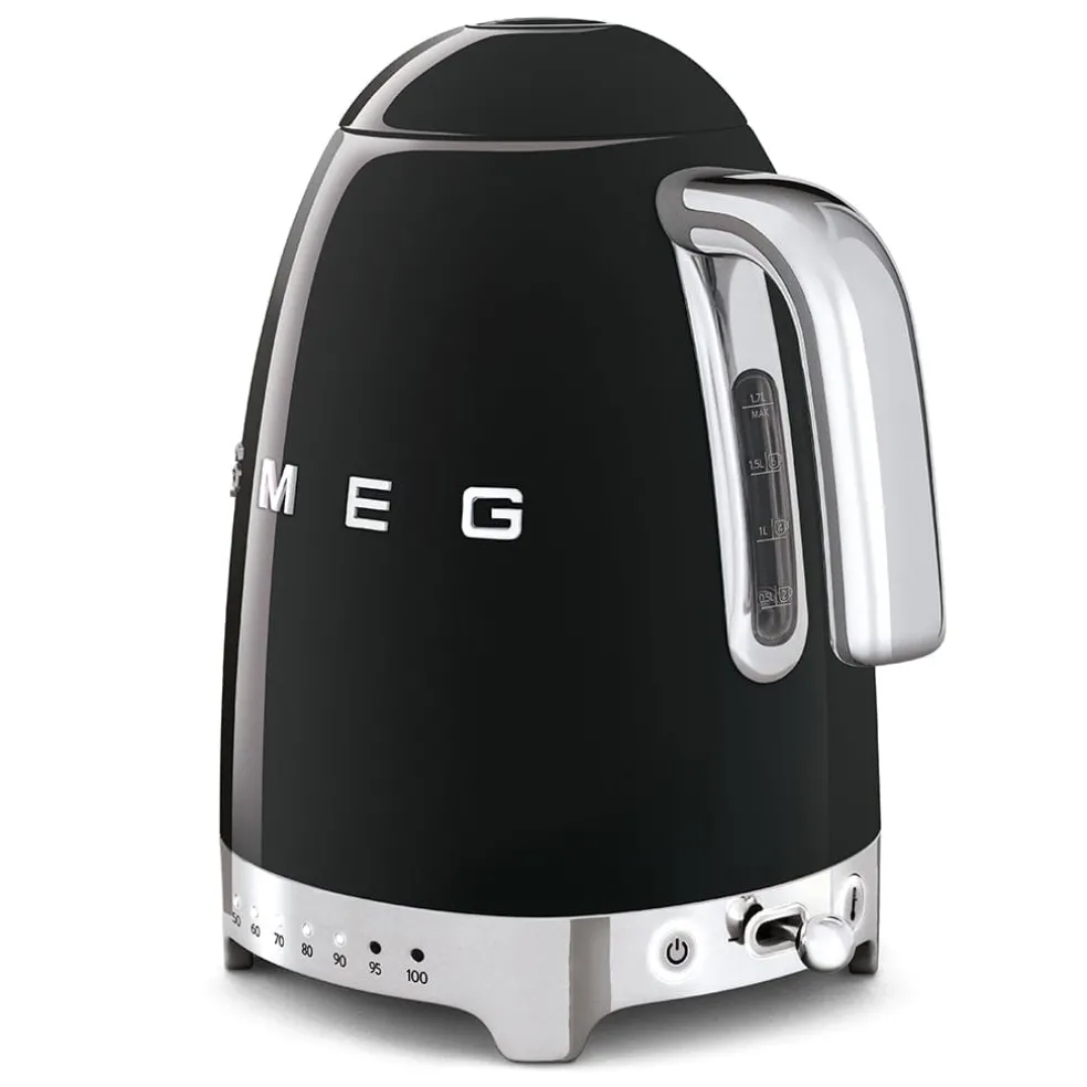 Smeg - Waterkoker | Zwart | Jaren 50 | Variabele waterkokers