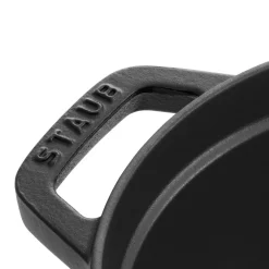 Staub - Lage Cocotte 26 cm Zwart