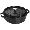 Staub - Lage Cocotte 28 cm Zwart