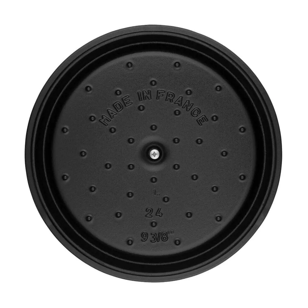 Staub - Lage Cocotte 28 cm Zwart