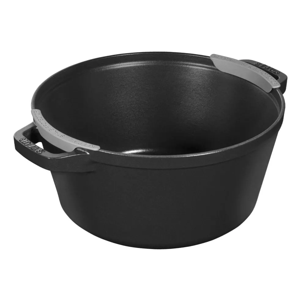 Staub - Stackable 2-delige Pannenset 24 cm - Zwart