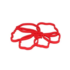 Tools2Cook - Siliconen Onderzetter Poppy Red