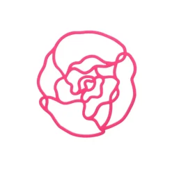 Tools2Cook - Siliconen Onderzetter Peony Dark Pink