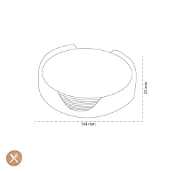 Tools2Cook - Siliconen Onderzetterset (7 stuks) Blue Berry