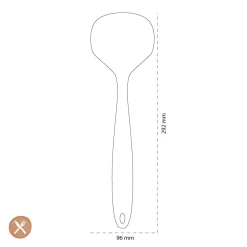 Tools2Cook - Siliconen Wok-/opscheplepel Nutmeg Grey