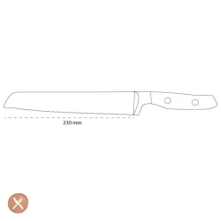 Wusthof - Amici Broodmes 23 cm