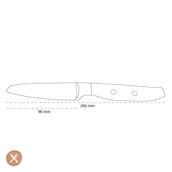 Wusthof - Amici Office mes 9 cm