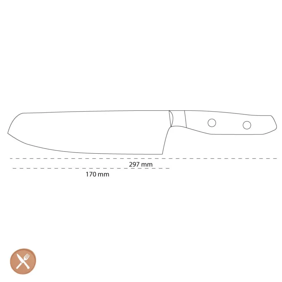 Wusthof - Amici Santoku met kuiltjes 17 cm