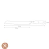 Wusthof - Classic Broodmes met dubbele kartelrand Pink Himalayan Salt 23 cm