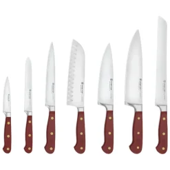 Wusthof - Classic Colour 7-delige messenset met blok Tasty Sumac
