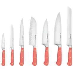 Wusthof - Classic Coral Peach Messenblok Met 7 Messen