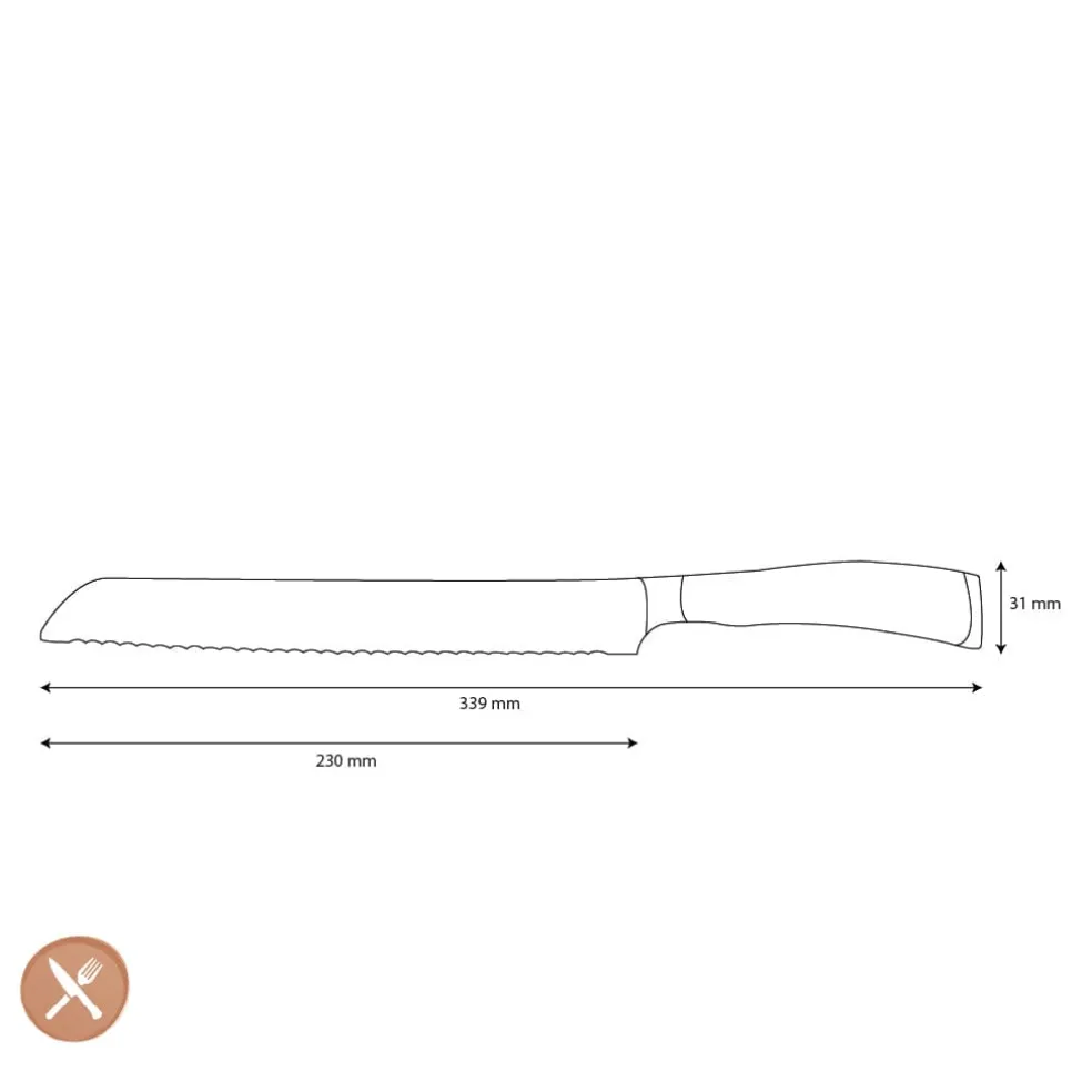 Wusthof - Classic Ikon Broodmes 23 cm