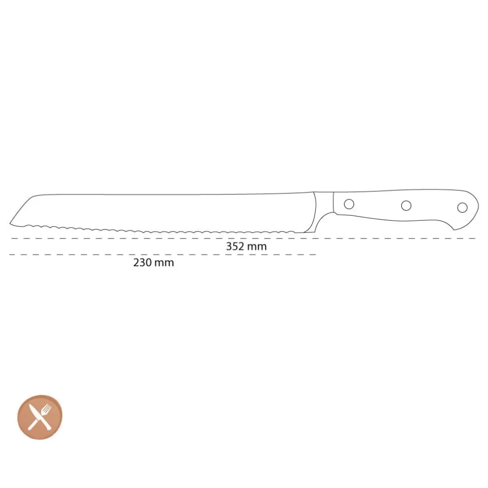 Wusthof - Classic Purple Yam Broodmes 23 cm