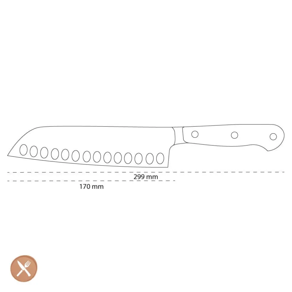 Wusthof - Classic Santoku Met Kuiltjes 17 cm