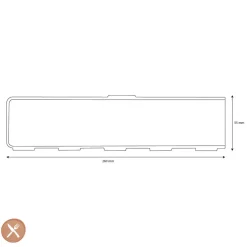 Wusthof - Magnetische Mesbeschermer breed 26 cm