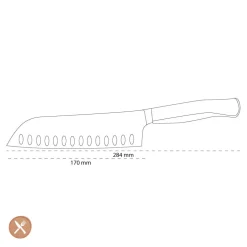 Wusthof - Performer Santoku 17 cm