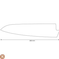 Yaxell - Kantana Mesbeschermer voor Koksmes 20 cm